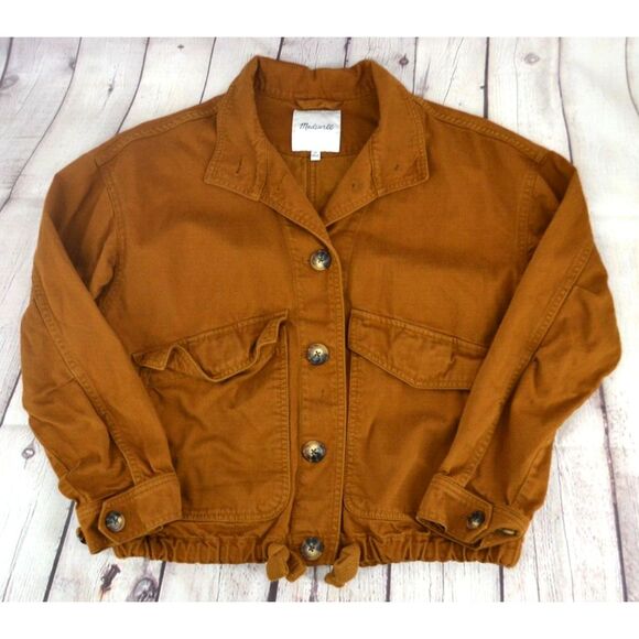 MADEWELL‎ Women's Beachmont Jacket SIZE XS Dried Cedar - Picture 1 of 7